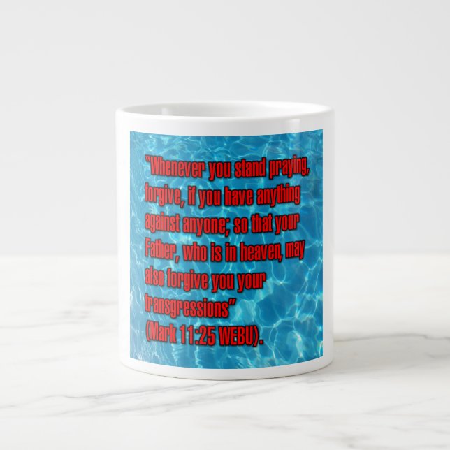 Caneca De Café Grande Marcos 11:25 WEBU Mug (Frente)