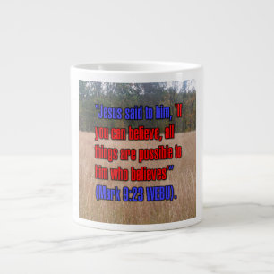 Caneca De Café Grande Marcos 9:23 WEBU Mug