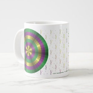 Caneca De Café Grande Mardi Gras Illusion Specialty Mug
