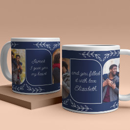 Caneca De Café Grande Marido 3 Palavras Verticais Que Amam Fotografias P