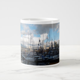 Caneca De Café Grande Marina da Ilha Granville