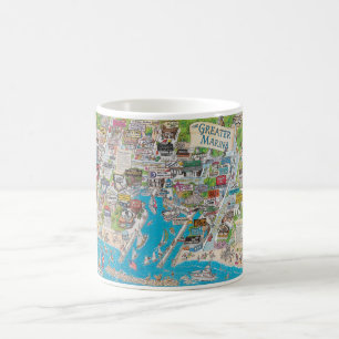 Caneca De Café Grande Marina del Rey