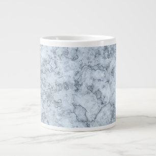 Caneca De Café Grande Mármore azul