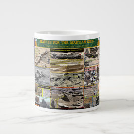 Caneca De Café Grande Marte Treasures do Passado