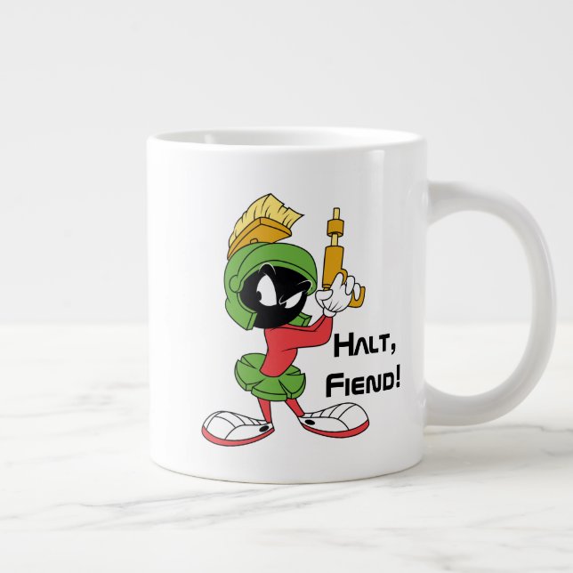 Caneca De Café Grande MARVIN O MARCIANO™ Pronto Com Laser (Direita)