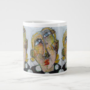 Caneca De Café Grande Máscara Vermelha