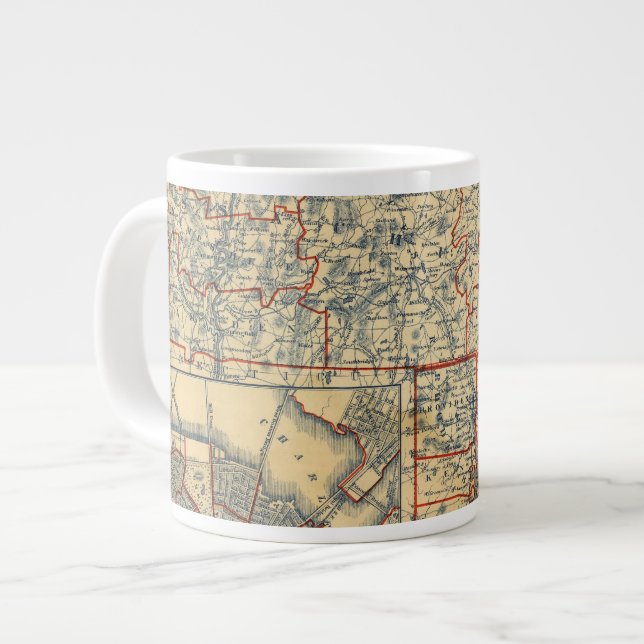 Caneca De Café Grande Massa, RI (Frente Esquerda)