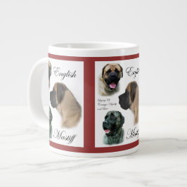 Caneca De Café Grande Mastiff Art Inglês