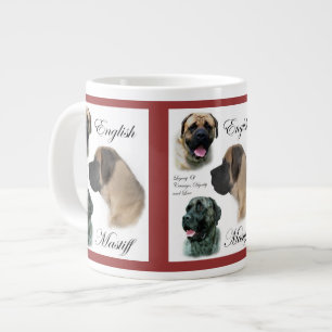 Caneca De Café Grande Mastiff Art Inglês