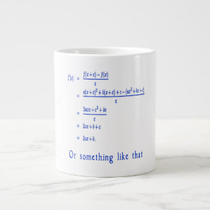 Caneca De Café Grande Matemática