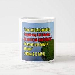 Caneca De Café Grande Mateus 8:13 WEBU Mug