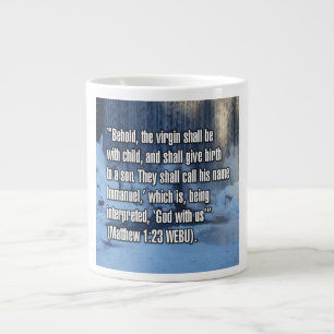Caneca De Café Grande Matthew 1:23 WEBU Mug