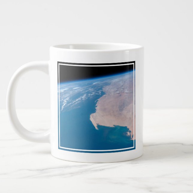 Caneca De Café Grande Mauritânia E Sara Ocidental Ao Largo Da Costa De Á (Esquerda)