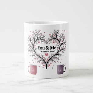 Caneca De Café Grande & Me - A Mistura Perfeita   Melhor presente de Cas