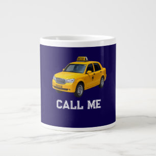 Caneca De Café Grande Me Chame Táxi engraçado