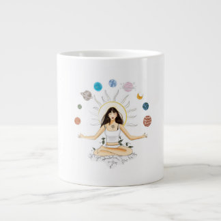 Caneca De Café Grande Meditation art