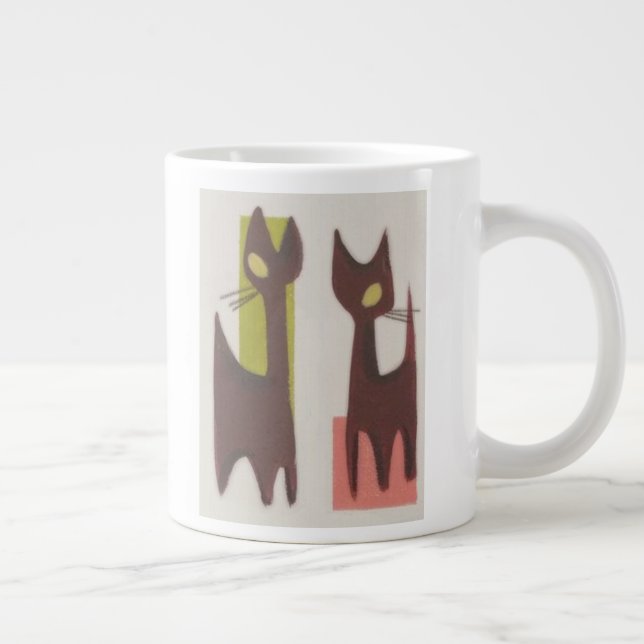 Caneca De Café Grande Meio século Picasso Cat Mug (Direita)