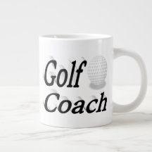 Meio texto para o treinador de golfe Mug gigante d