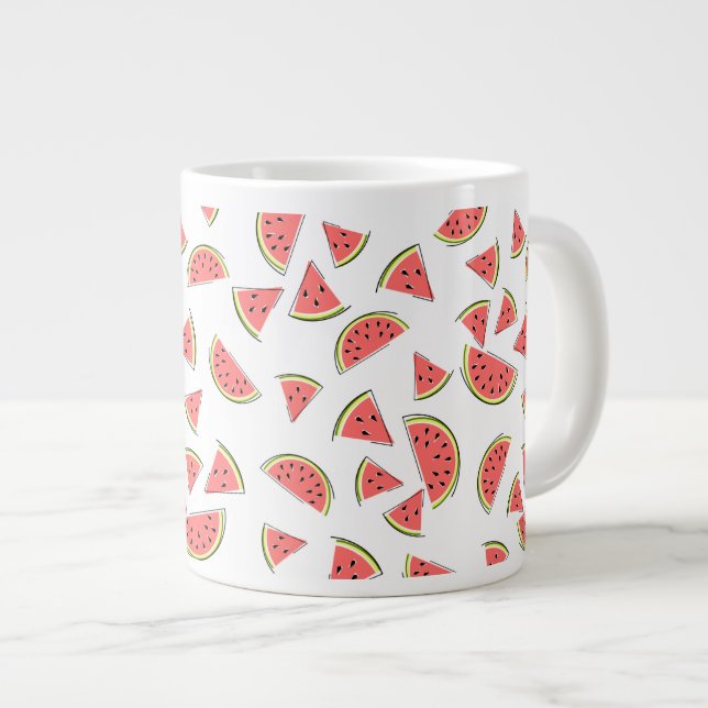 Caneca De Café Grande Melancia Multi 2 (Frente Esquerda)