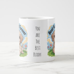 Caneca De Café Grande Melhor Amigo De Cada Vez Bonito Cuppy