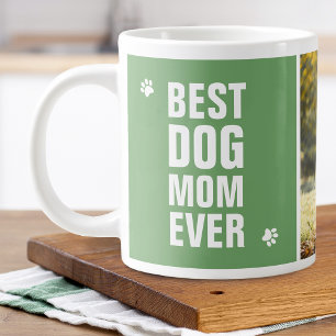 Caneca De Café Grande Melhor Cachorro Mãe De dia de as mães