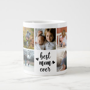 Caneca De Café Grande Melhor Mãe do Mundo Foto Personalizada