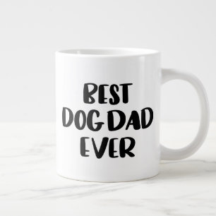 Caneca De Café Grande Melhor Pai De Cão Nunca