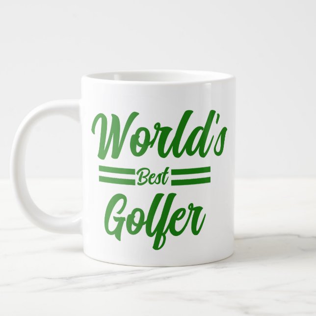 Caneca De Café Grande Melhor Pai de Golfista do Mundo - Taça Gigante de  (Esquerda)