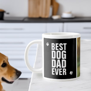 Caneca De Café Grande Melhor Pai do Cachorro do Dia dos Pais Foto