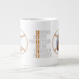 Caneca De Café Grande Melhor Pai Protetor Herói Professor Provedor