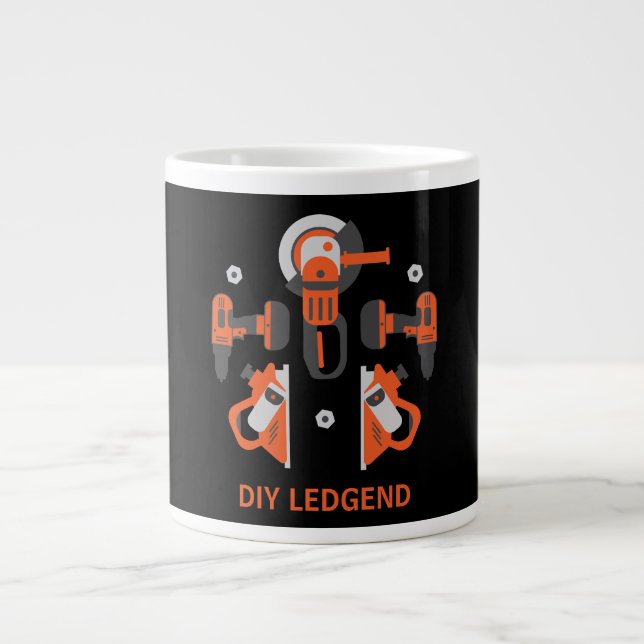 Caneca De Café Grande Melhoramento do lar (Frente)