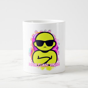 Caneca De Café Grande Meme de sarcasmo