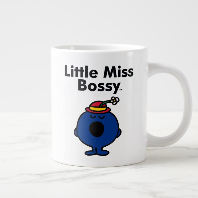 Caneca De Café Grande Menina | Menina Bossy é tão bóssita (Direita)