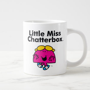 Caneca De Café Grande Menina Menina Chatterbox é Tão Chatterbox