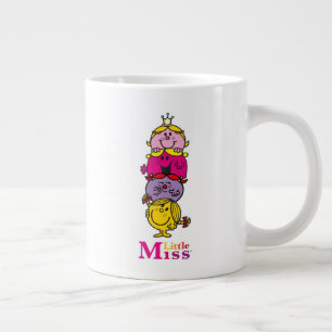 Caneca De Café Grande Menina  Pequena Senhorita Em Ponto