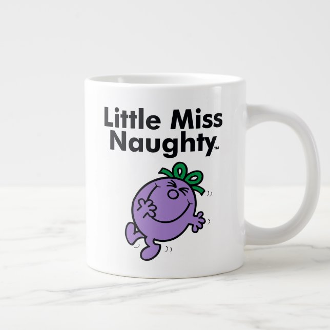 Caneca De Café Grande Menina | Pequena Senhorita Naughty é Tão Nojenta (Direita)