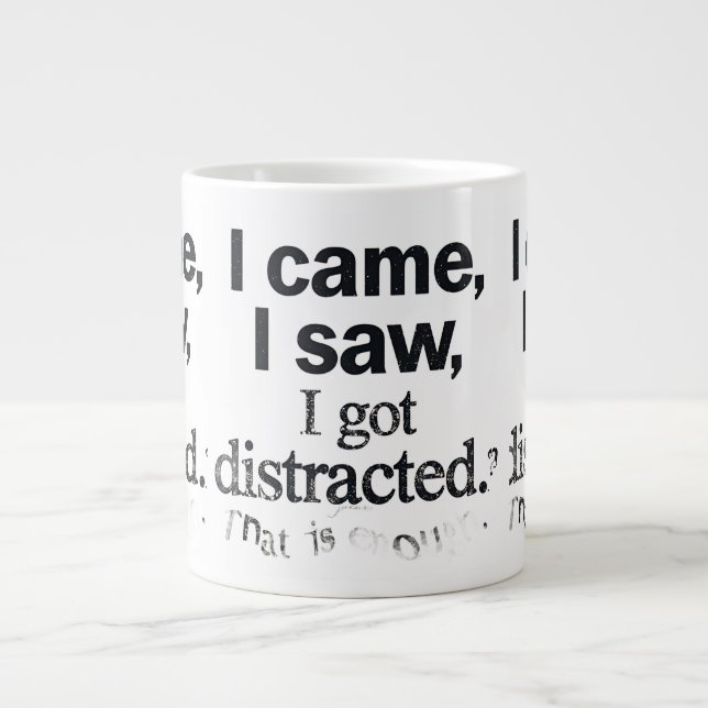 Caneca De Café Grande Mental Health Affirmation Self-Care Mug (Frente)