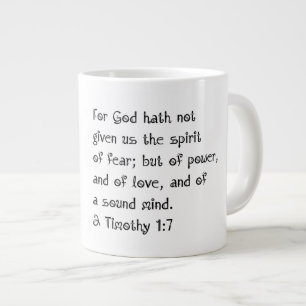 Caneca De Café Grande Mente de som - Jumbo Mug