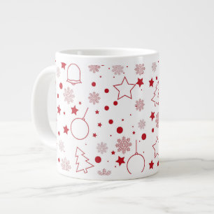 Caneca De Café Grande Merry Christmas Mug