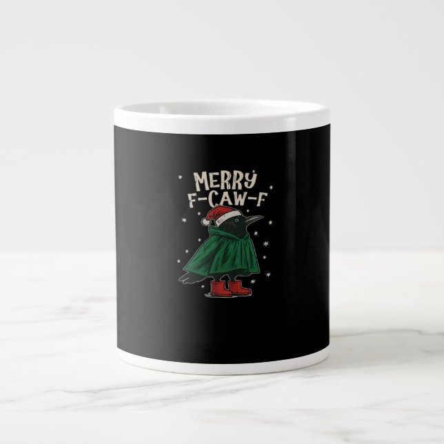Caneca De Café Grande Merry F-Caw-F (Frente)