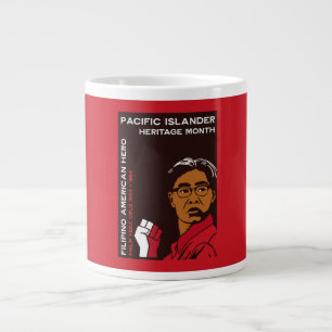 Caneca De Café Grande Mês da Herança das Ilhas do Pacífico Philip Vera C