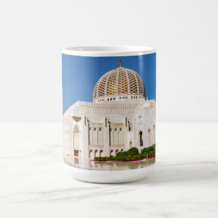 Caneca De Café Grande Mesquita de Sultan Qaboos em Muscat, Omã