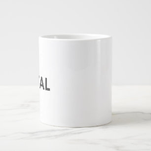 Caneca De Café Grande metal