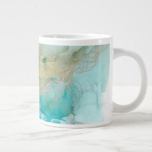 Caneca De Café Grande Metálicos entrelaçados