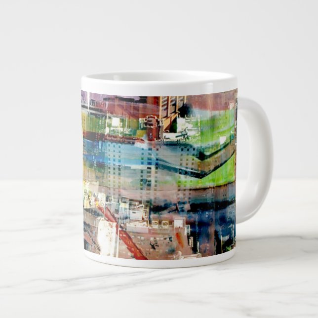 Caneca De Café Grande Metrópolis II (Frente Esquerda)