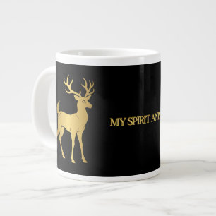 Caneca De Café Grande Meu Animal Espírito - Stag
