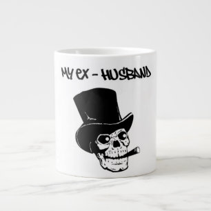 CANECA DE CAFÉ GRANDE "MEU EX-MARIDO" SKULLHEAD