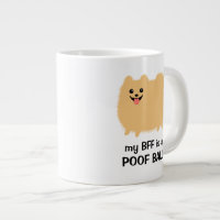 Meu melhor amigo é um POOF BALL - Engraçado Cão Po
