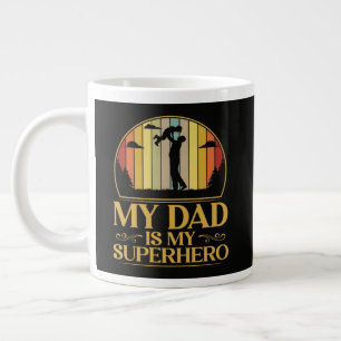Caneca De Café Grande Meu Pai é Meu Super Herói