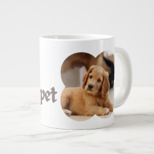 Caneca De Café Grande Meu Pet Ideal - Design de Amor Louco